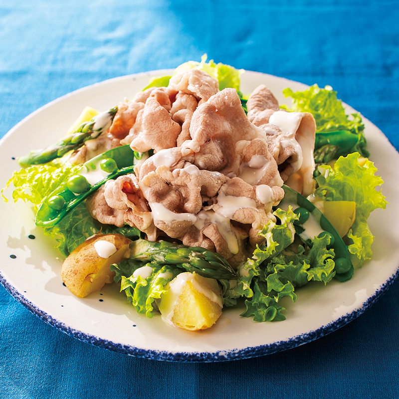 春野菜で豚しゃぶサラダ だいどこログ 生協パルシステムのレシピサイト