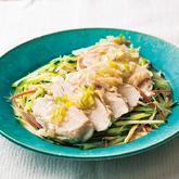 ねぎ香る塩鶏