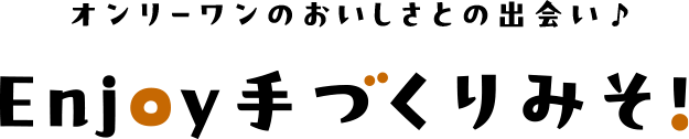 Enjoy 手づくりみそ！