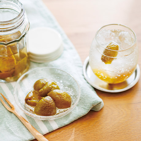 割り梅の砂糖漬け＆シロップ