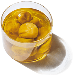 梅のオイル漬け